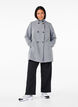 Kort a-linjeformad kappa, Light Grey Melange, Model image number 2