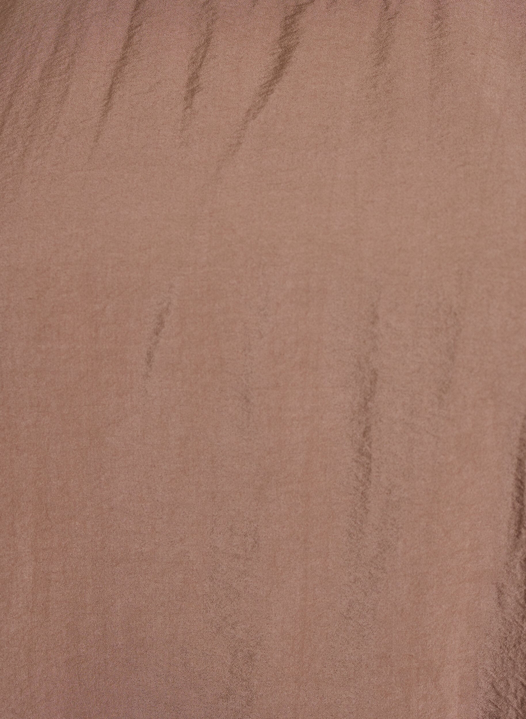 Zizzi Ballongkl&auml;nning i kn&auml;l&aring;ngd med fickor, Brun, Packshot image number 2