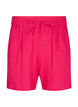 Shorts i bomullsmuslin med fickor, Bright Rose, Packshot image number 0
