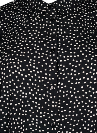 FLASH - Skjorta med prickar, Black White Dot, Packshot image number 2