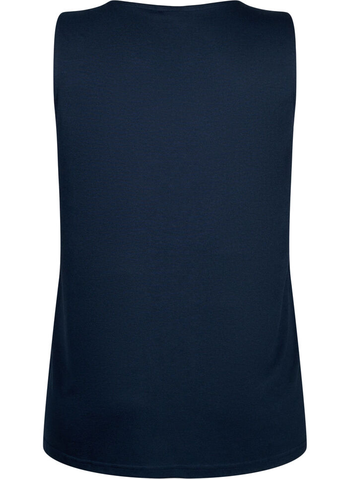 Ärmlös topp med spets, Total Eclipse, Packshot image number 1