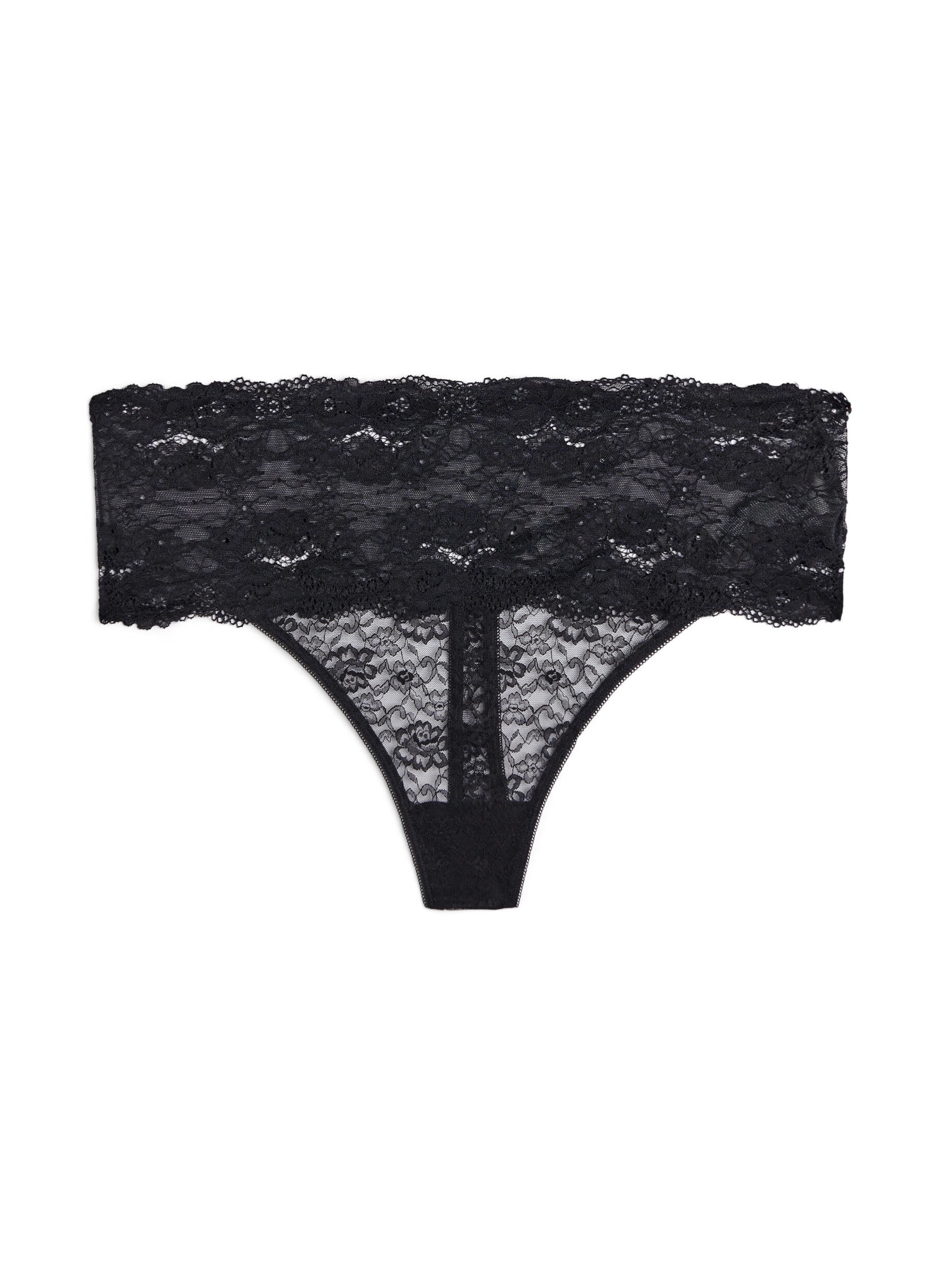 Zizzi 2-pack G-string , Svart, Packshot image number 2