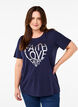 FLASH - T-shirt med motiv, Navy B. Silver Faith, Model image number 0