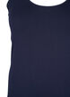 Solid f&auml;rg bas topp i bomull, Bl&aring;, Packshot image number 2
