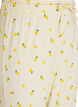 Pyjamasbyxor i mjuk jersey med h&ouml;g midja och fruktm&ouml;nster, Gul, Packshot image number 2