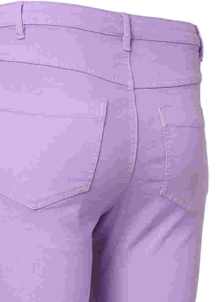 Högmidjade Amy jeans med super slim passform, Lavender, Packshot image number 3