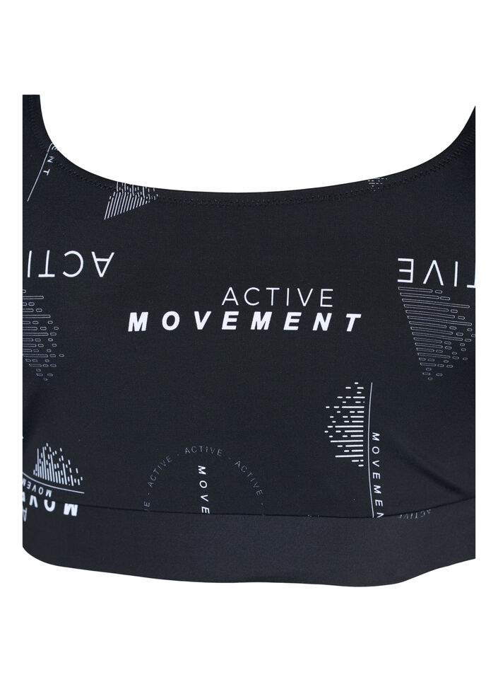 Bikinitopp med mönster, Logo Print, Packshot image number 2