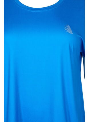 Kortärmad t-shirt för träning, Brilliant Blue, Packshot image number 2