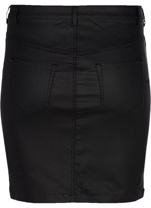 Coated kjol, Black, Packshot image number 1