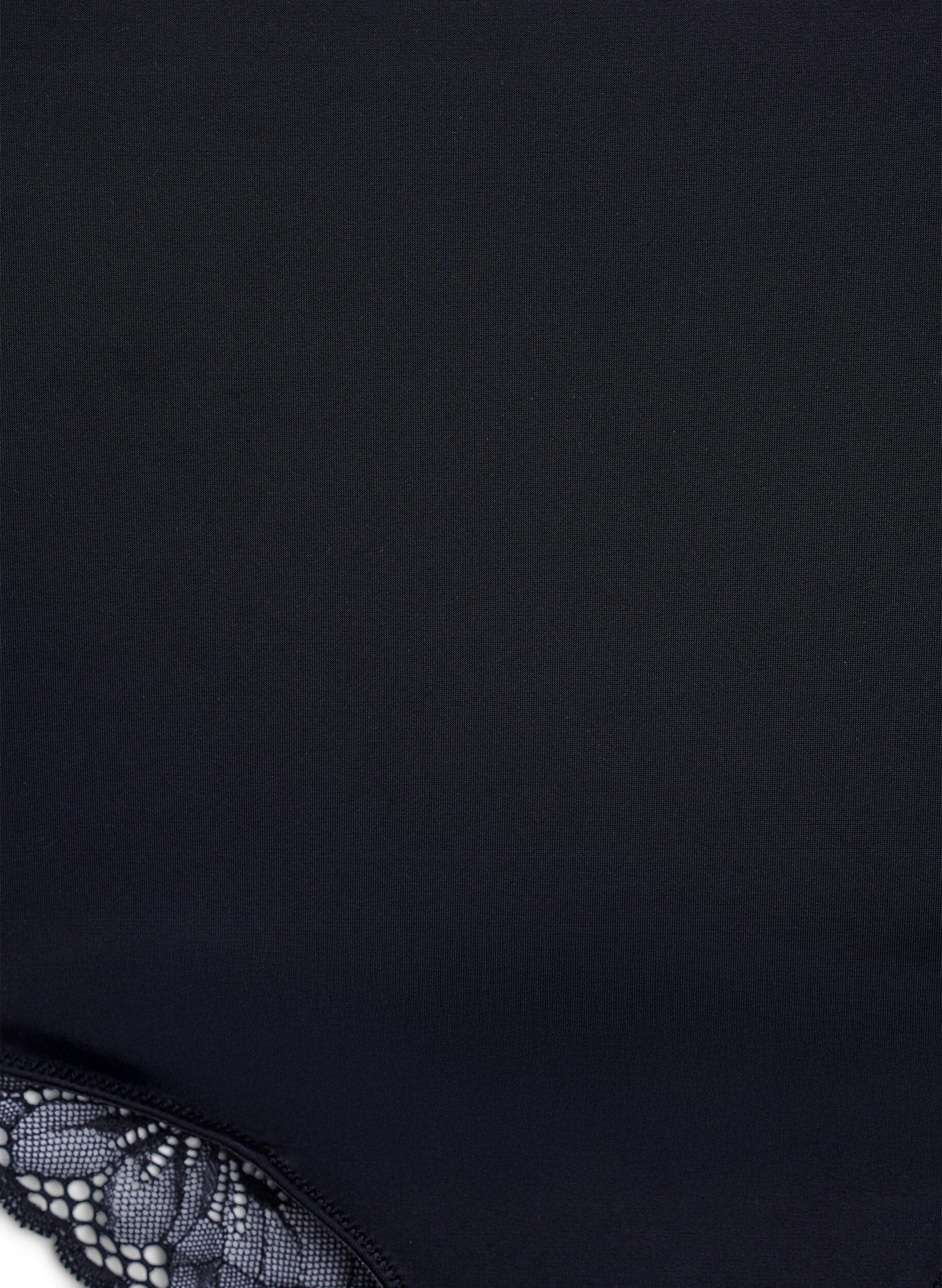 Zizzi Shapingtrosa i mikrofiber med superh&ouml;g midja, Svart, Packshot image number 2