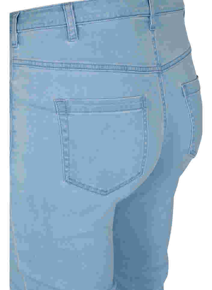 Slim fit Emily jeans med normalhög midja, Ex Lt Blue, Packshot image number 3