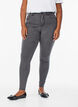 Amy jeans med h&ouml;g midja och supersmal passform, Gr&aring;, Model image number 2