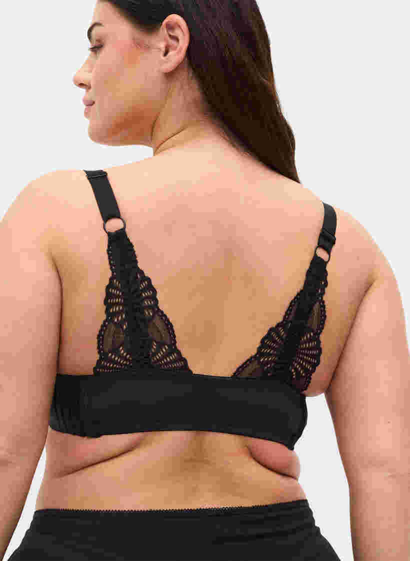 Bh ryggdel med spets, Black Lace 2, Model