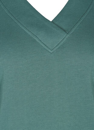 Sweatklänning med v-hals, North Atlantic, Packshot image number 2