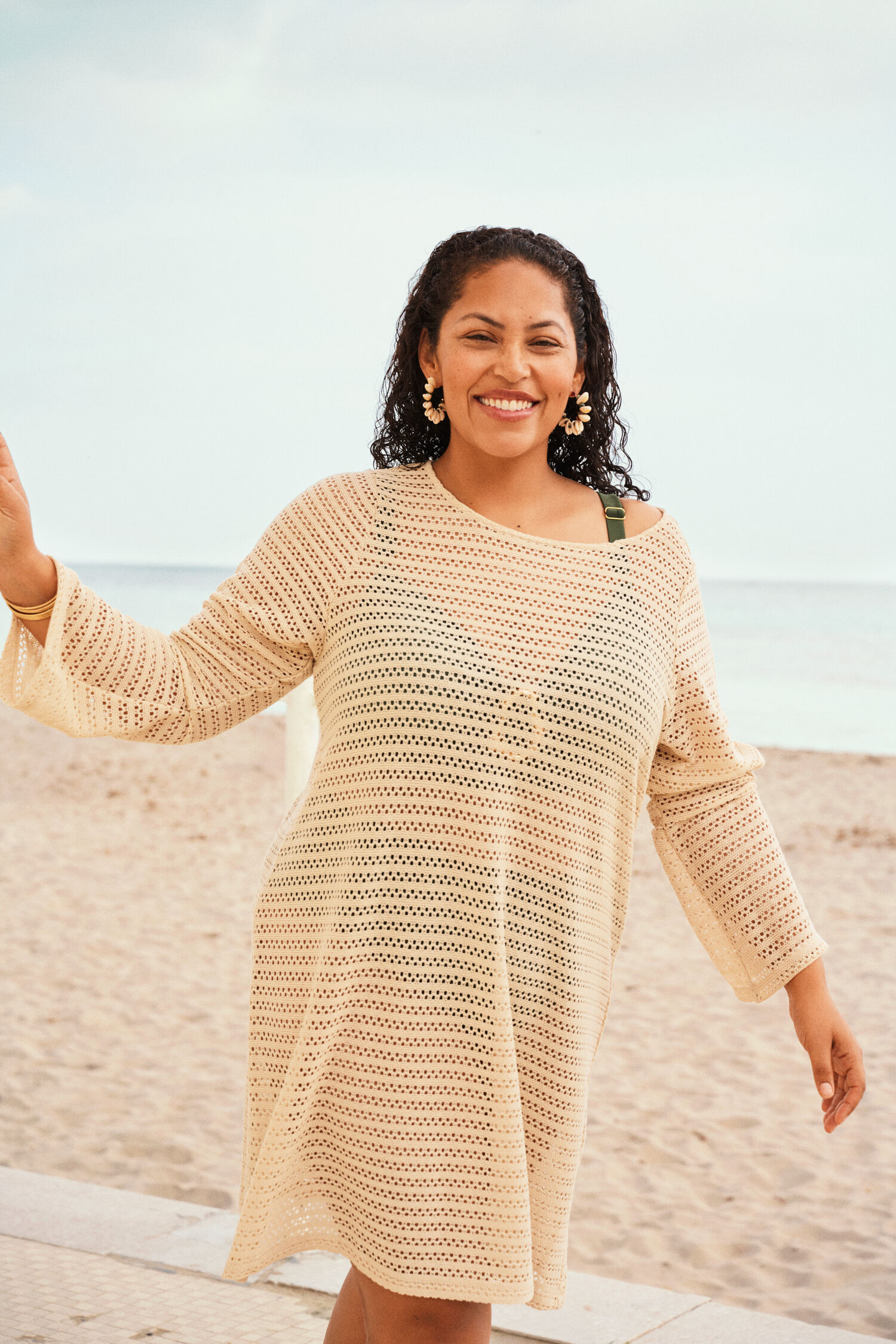 Zizzi Badkl&auml;der med detaljer, , Model