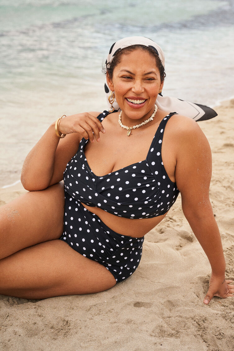 Bikini med prickar, , Model