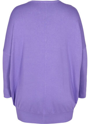 Stickad blus, Paisley Purple, Packshot image number 1