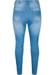 Jeggings med bakfickor, Blue denim, Packshot image number 1