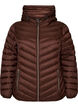 L&auml;tt jacka med huva, Brun, Packshot image number 0