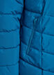 Kort pufferjacka med huva, Bl&aring;, Packshot image number 3
