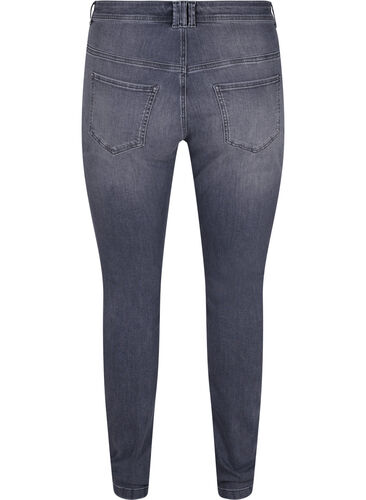 Amy jeans med extra slim fit och hög midja, Grey Denim, Packshot image number 1
