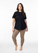 Basic leggings i viskos, Brun, Model image number 1