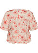 Blus med ballongform och ving&auml;rmar, Orange, Packshot image number 1