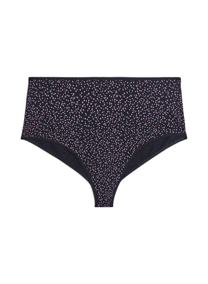 7-pack hipstertrosor med normal midja, Lila, Packshot image number 3