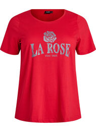 FLASH - T-shirt med tryck, Röd