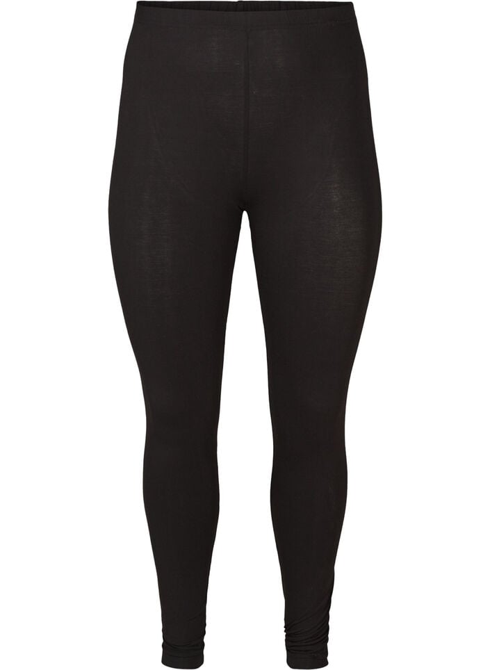 Basleggings i viskos, Svart, Packshot image number 0