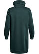 Kort sweatshirtkl&auml;nning med h&ouml;g krage och fickor, Gr&ouml;n, Packshot image number 1