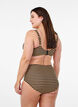 Bikinitrosa med h&ouml;g midja och r&auml;nder, Brun, Model image number 1