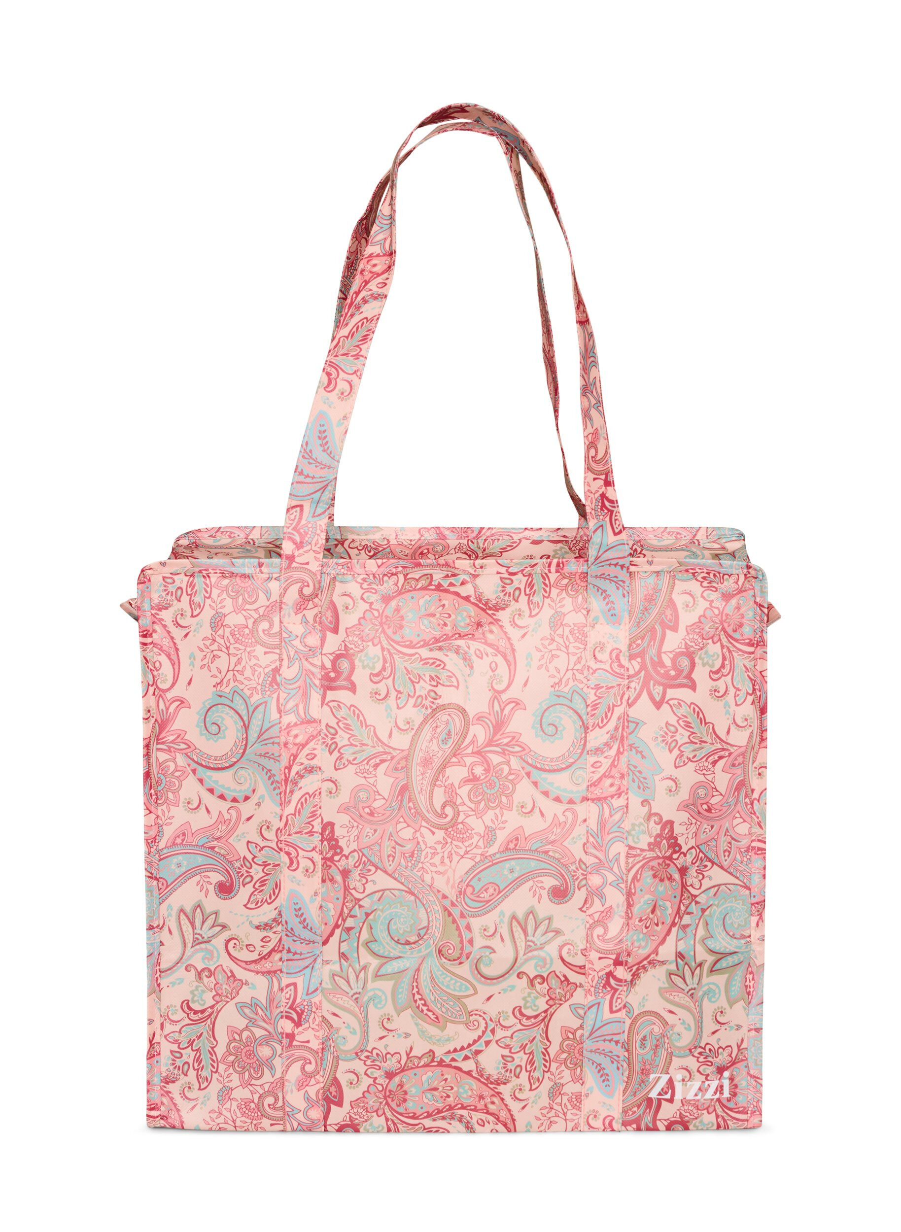ZizziShoppingv&auml;ska med dragkedja, Rosa, Packshot image number 0