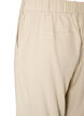 Bermudashorts med h&ouml;g midja i linne och viskos, Beige, Packshot image number 3