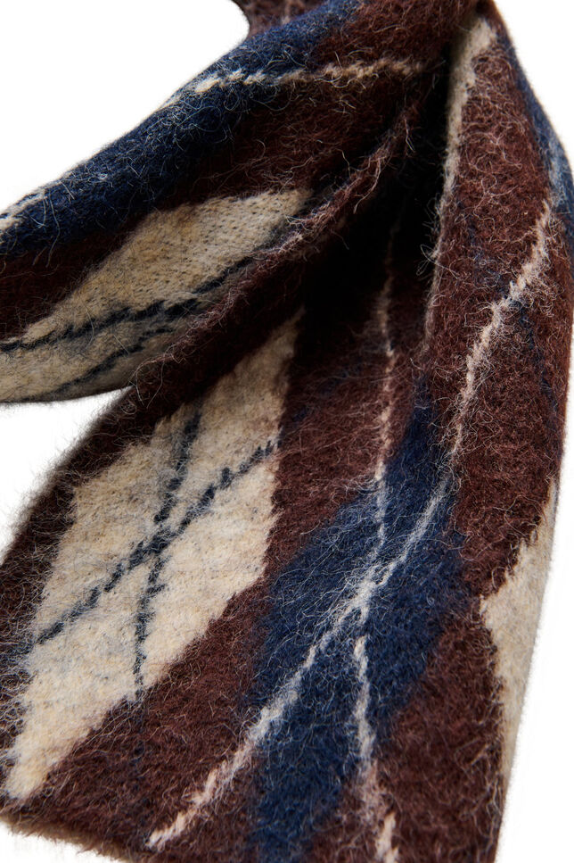 Rutig halsduk, Brun, Packshot image number 1