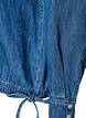 Blus i denim med ballongpassform, Bl&aring;, Packshot image number 3