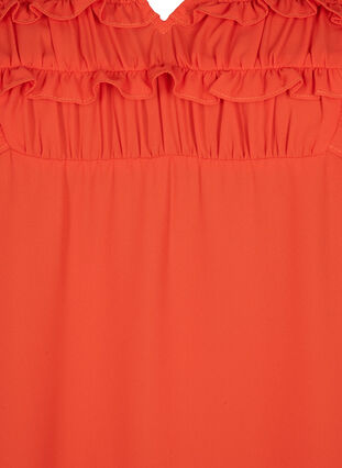 Långärmad klänning med volanger, Orange.com, Packshot image number 2