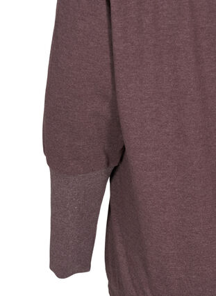 Sweatshirt med justerbar nederdel, Fudge Mel. , Packshot image number 3