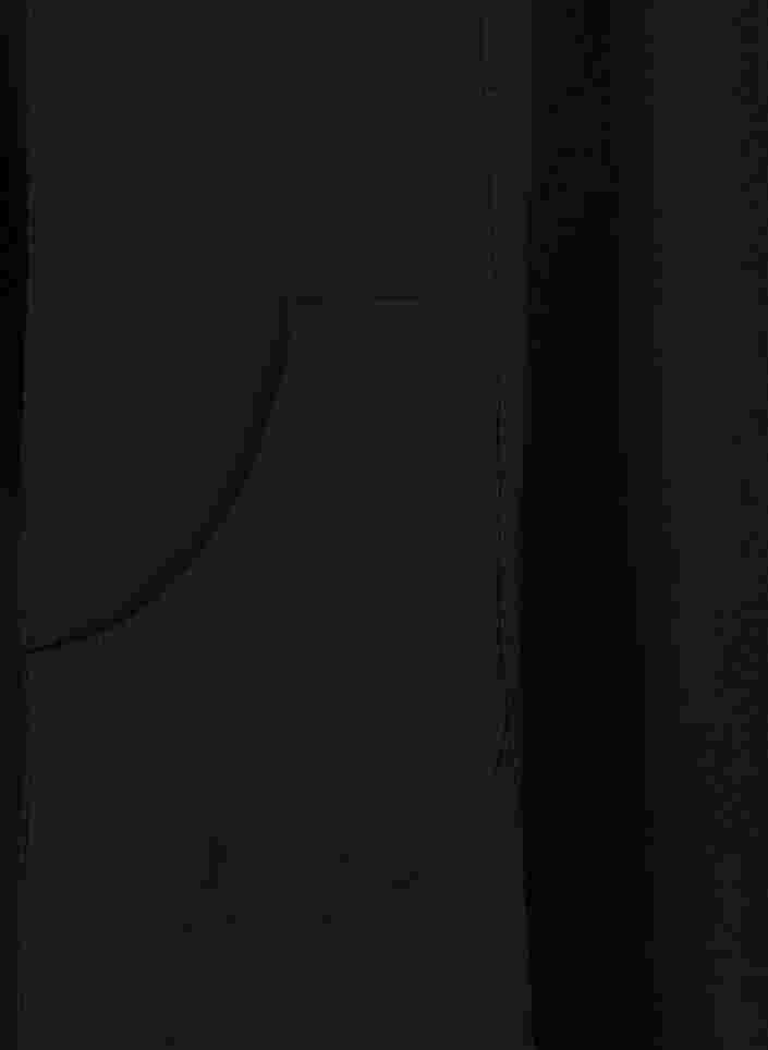 Kortärmad klänning i bomull, Black, Packshot image number 3