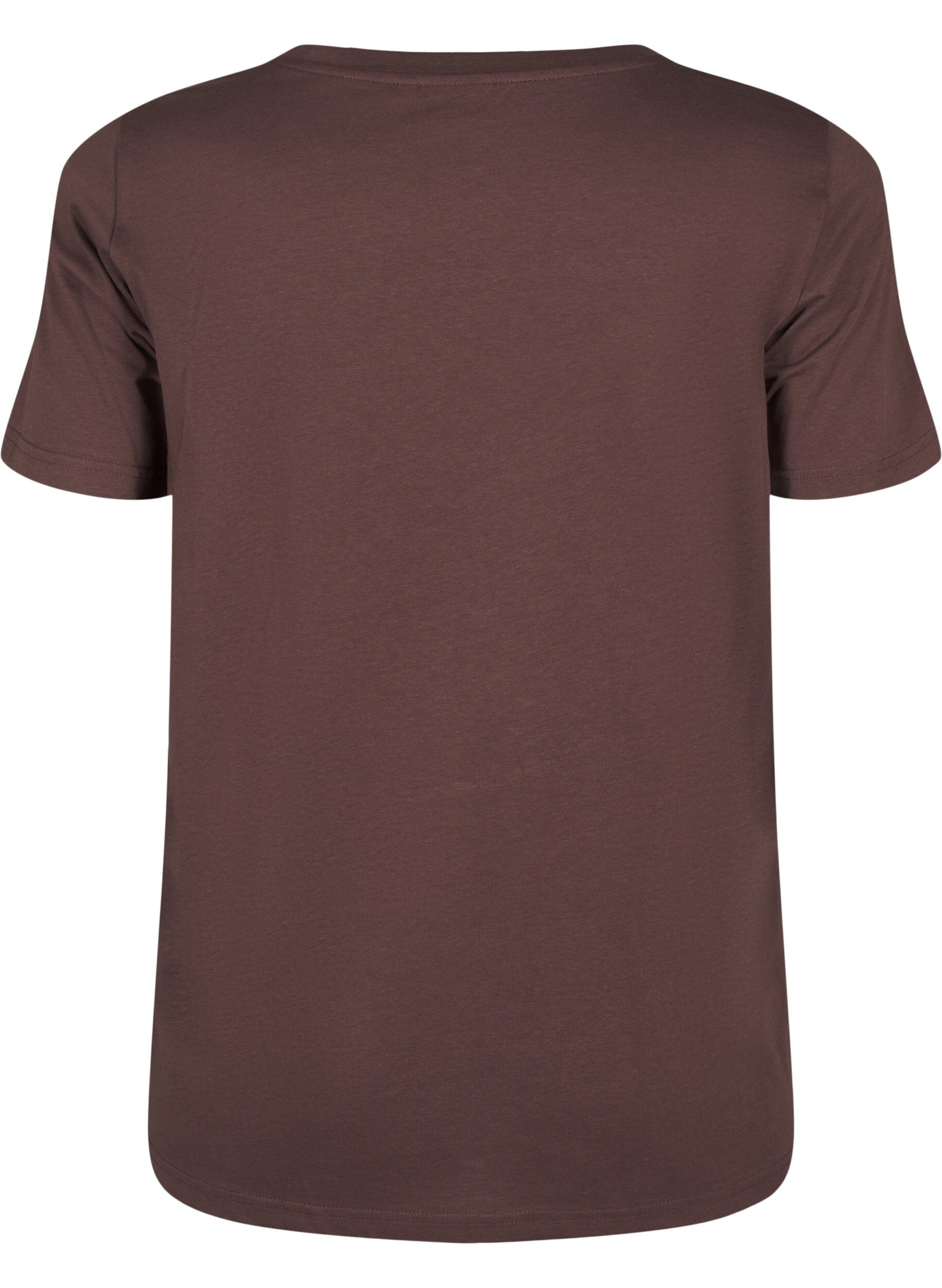 Zizzi T-shirt i bomull med tryck, Ch. Martini w.Fl.Box, Packshot image number 1