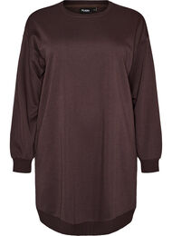 L&ouml;s sweatshirtkl&auml;nning med fickor, Brun