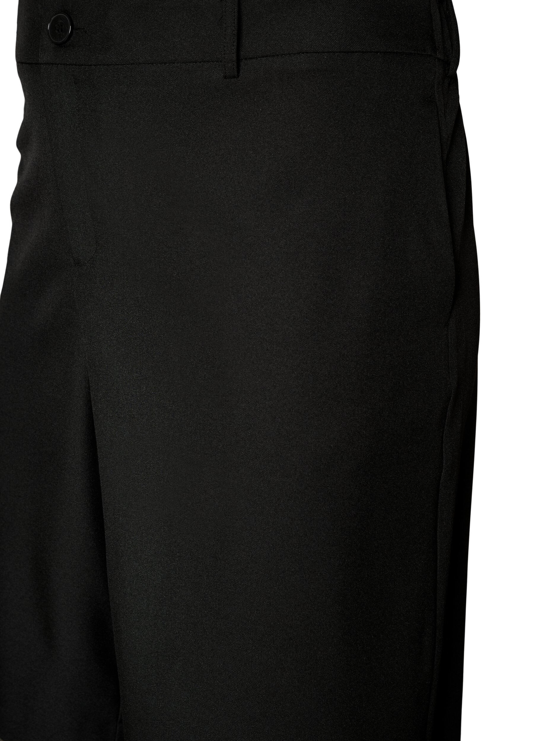 ZizziL&ouml;sa Bermudashorts med h&ouml;g midja, Svart, Packshot image number 2