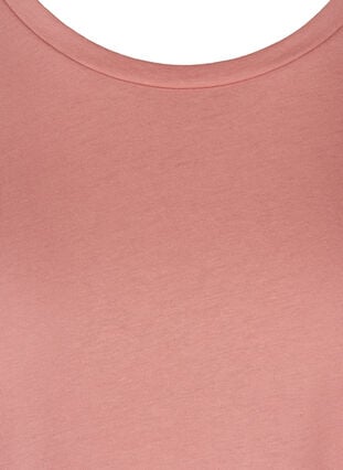 T-shirt i bomullsmix, Brandied Apricot Mel, Packshot image number 2