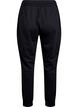 L&ouml;st sittande tr&auml;ningsbyxor med fickor, Svart, Packshot image number 1