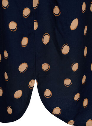 FLASH – Skjortklänning med tryck, Blue Double Dot, Packshot image number 4