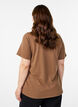 T-shirt med tryck, Brun, Model image number 2