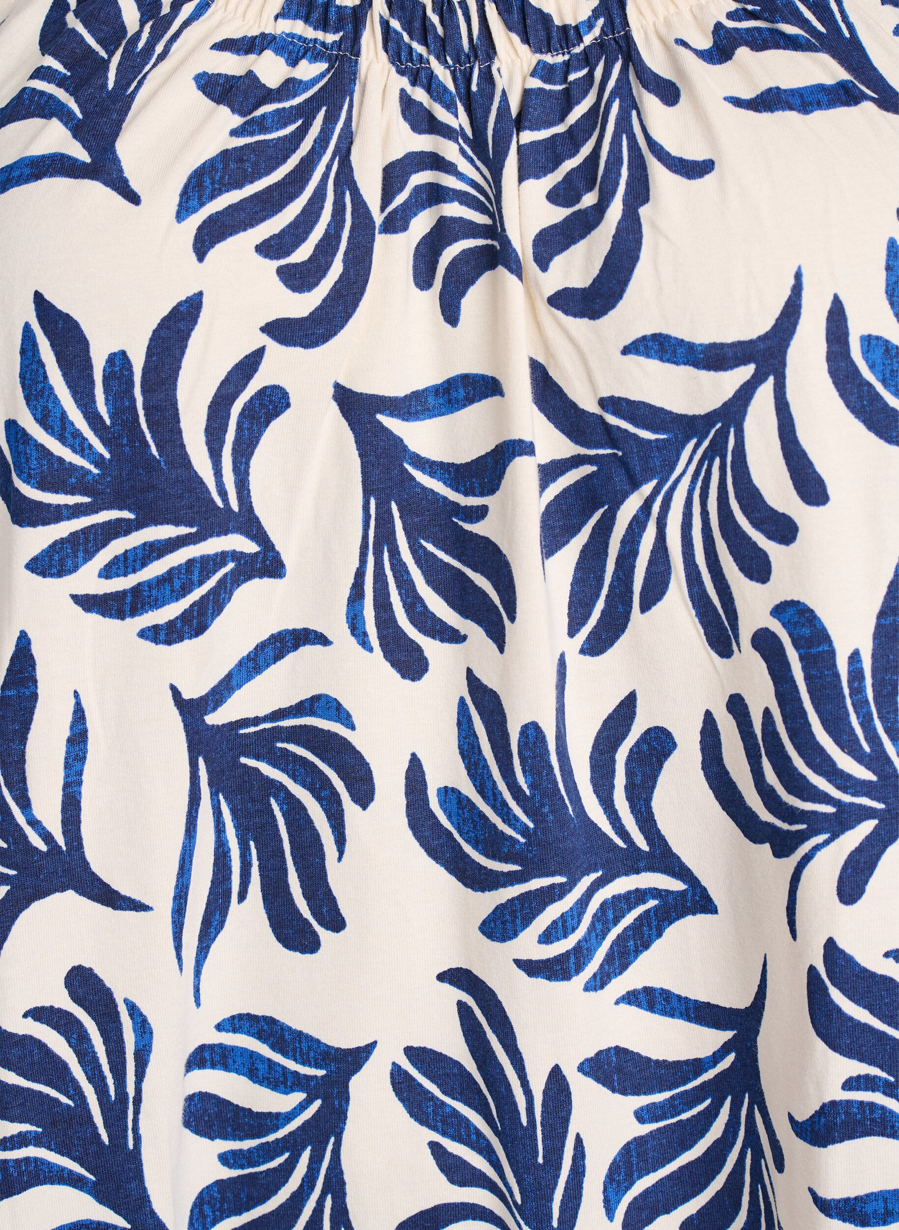 Zizzi Midikl&auml;nning med axelband i ekologisk bomull, Vit, Packshot image number 2