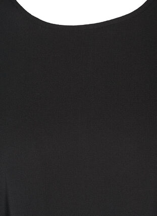 Blus med korta ärmar, Black, Packshot image number 2