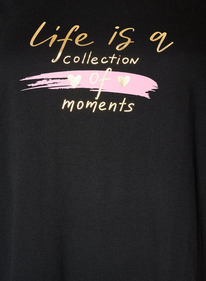 T-shirt med tryck, 2217, Packshot image number 2