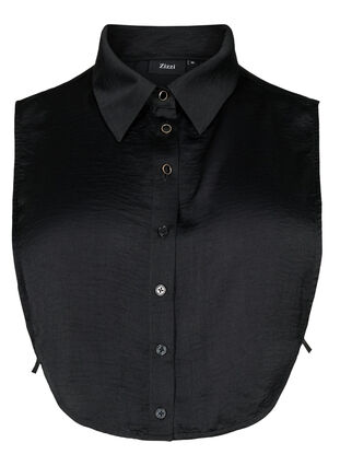 Löst sittande skjortkrage, Black, Packshot image number 0